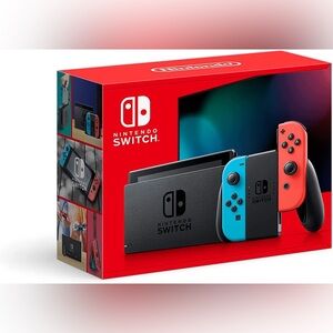 Nintendo Switch Console - Vibrant Red and Blue